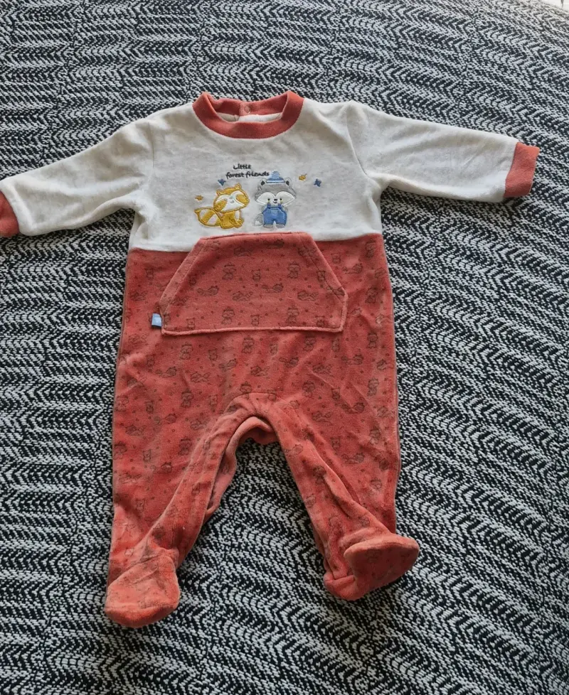 Conjunto de ropa para bebé con diseños de animales - 2
