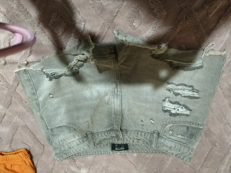 Lote de jeans reciclados para proyectos DIY - 4