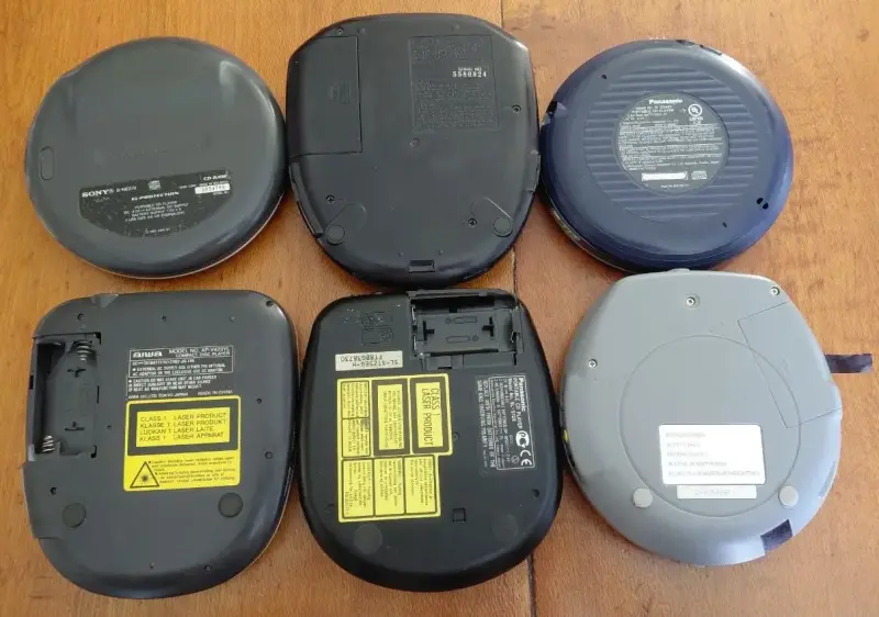 Lote 6 Discman Sony Panasonic Aiwa Repuestos - 2