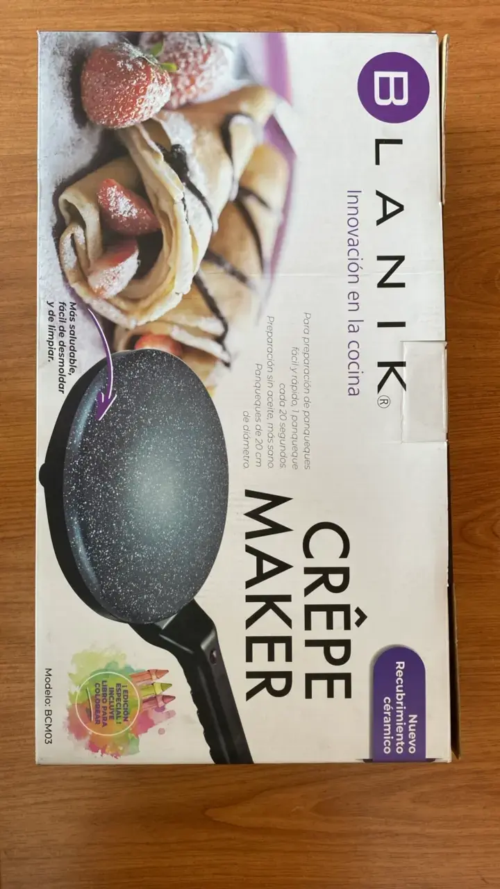 Crepera Blanik con recubrimiento cerámico