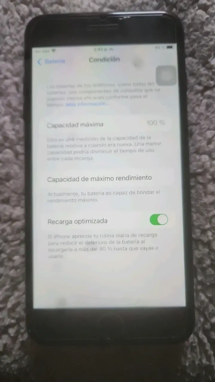 iPhone 7 Plus negro en buen estado - 4
