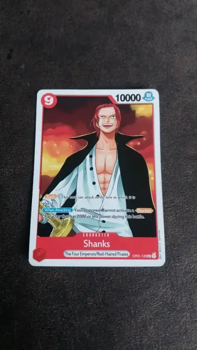 Carta coleccionable Shanks One Piece - miniatura 1