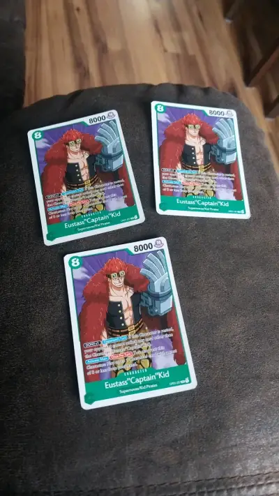 Cartas de juego One Piece Eustass Captain Kid - miniatura 1