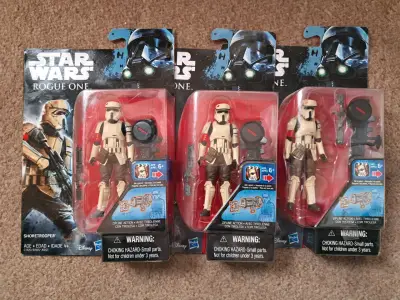 3 Figuras  Star Wars Rogue One Shoretrooper - miniatura 1