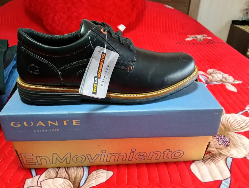 Zapatos de cuero negro Guante para hombre - 2