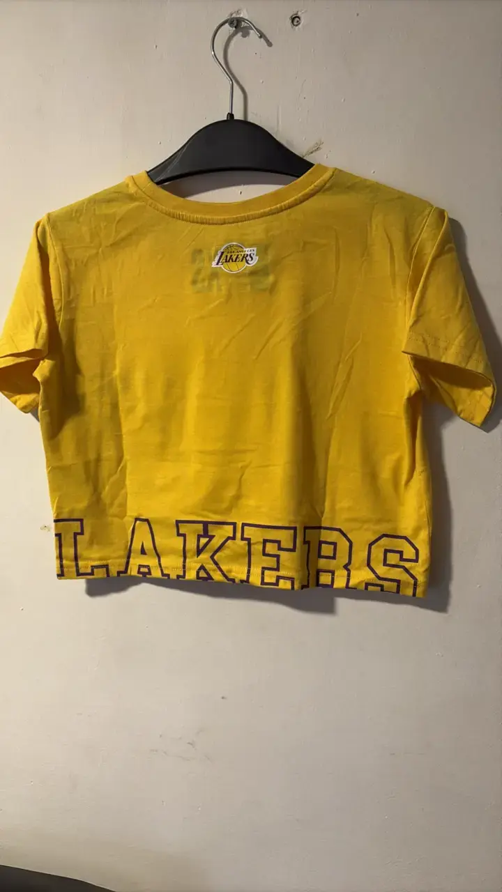 Polera amarilla Lakers para mujer - 2