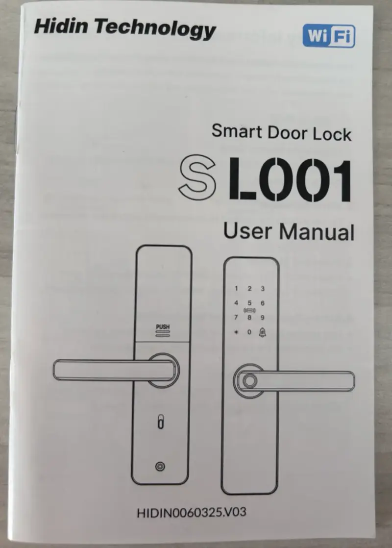 Cerradura Inteligente WiFi Hidin Technology SL001 - 1