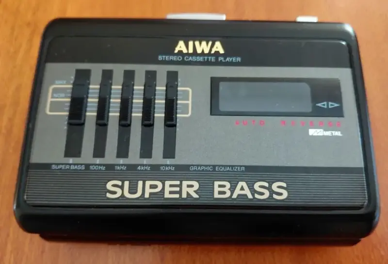 Lote 4 Personal Stereo Aiwa Panasonic Cassette - 3