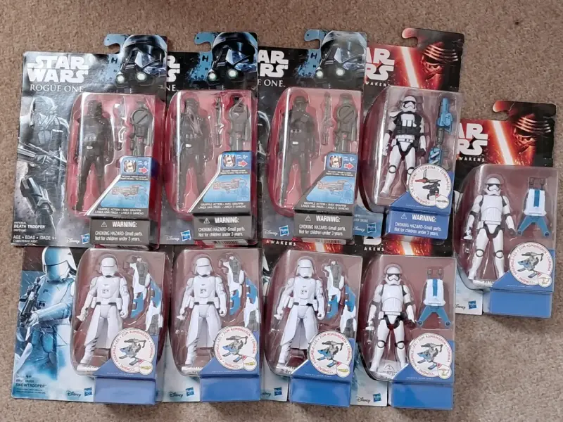Lote Figuras Star Wars Rogue One y TheForceAwakens