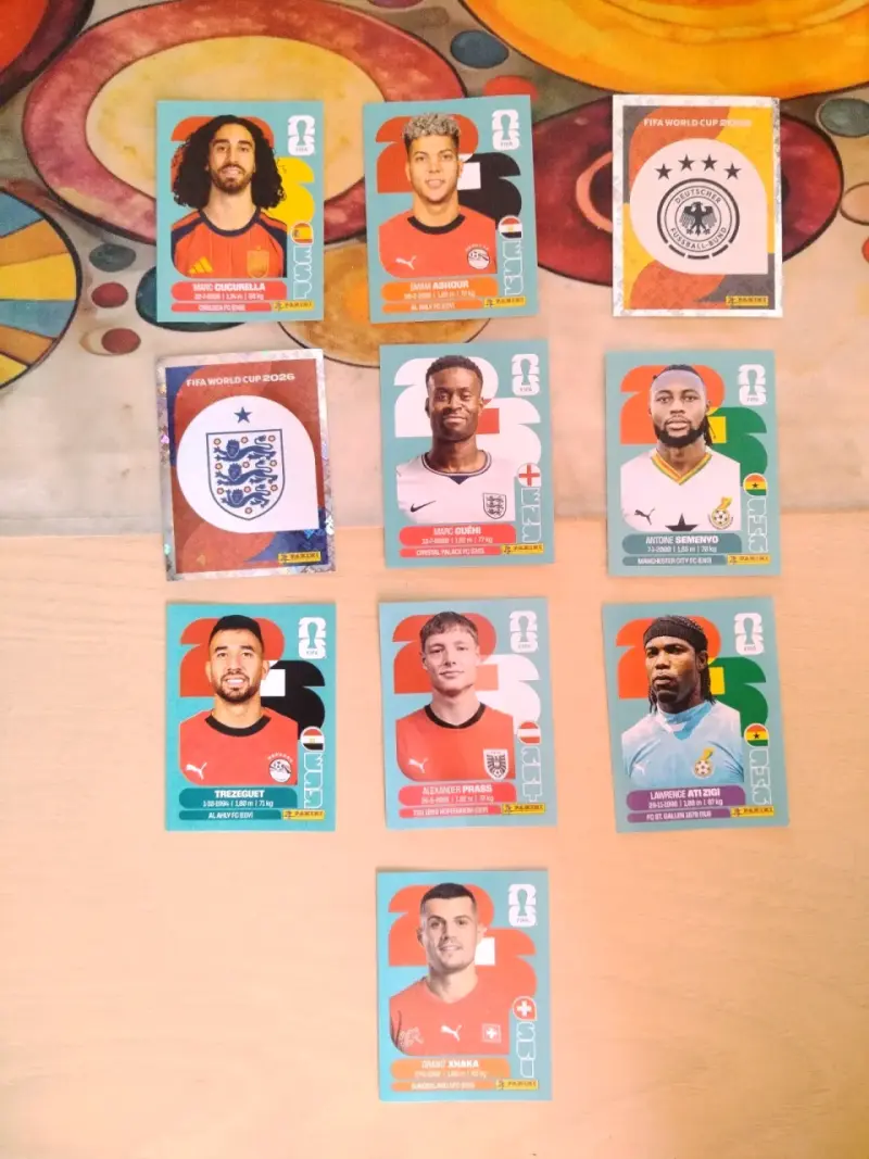 10 laminas fútbol FIFA 2026
