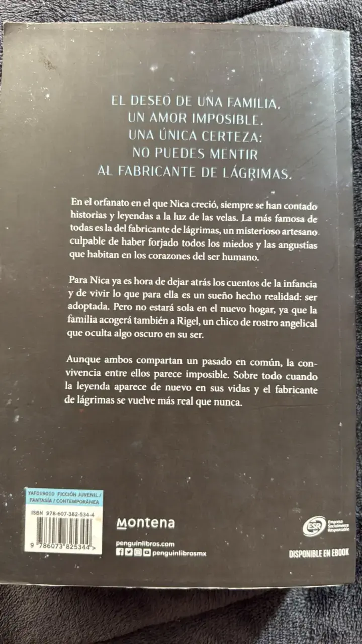 Libro 'Fabricante de Lágrimas' de Erin Doom - 2
