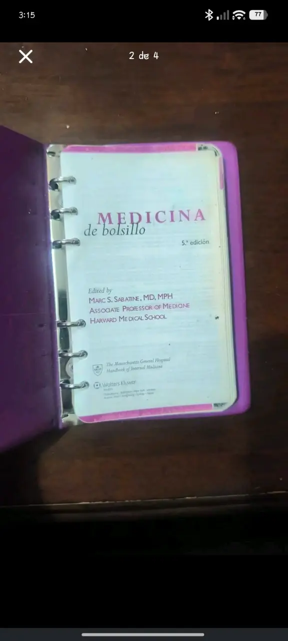 Libro Medicina de Bolsillo 5ª Edición - 2