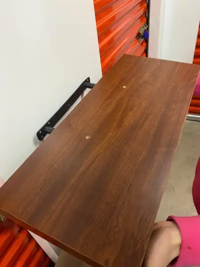 Repisa de madera color marrón - miniatura 2