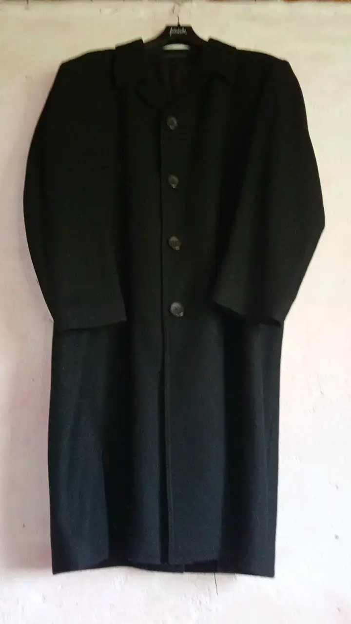 Abrigo largo negro de Lana Schupper para hombre - 1