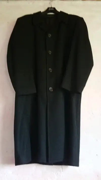 Abrigo largo negro de Lana Schupper para hombre - miniatura 1