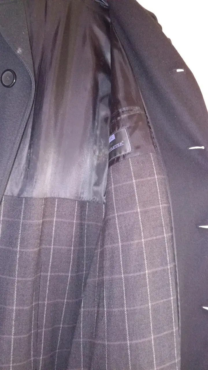 Abrigo largo negro de Lana Schupper para hombre - 4