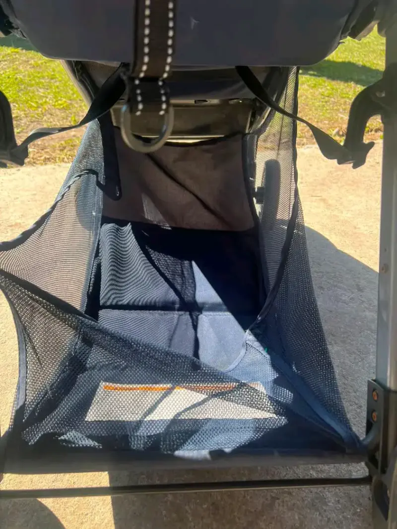 Coche de bebé azul con asiento ajustable - 4
