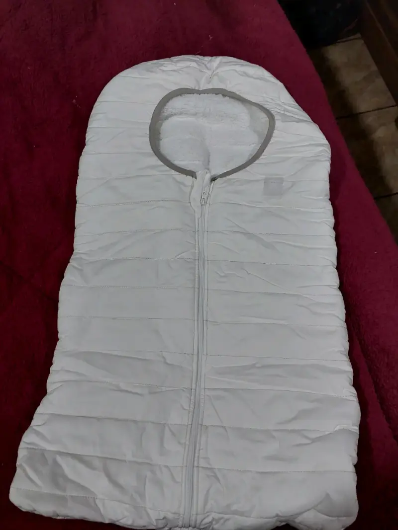 Saco de dormir para bebé blanco acolchado - 1