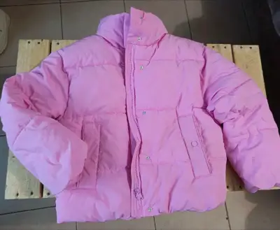 Chaqueta acolchada rosa para niña talla 16 - miniatura 1