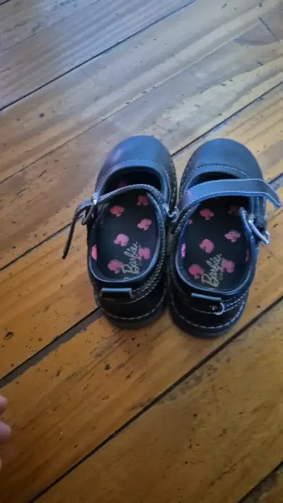 Zapatos de niña negros con hebilla - miniatura 3