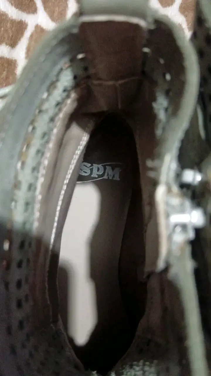 Botines SPM de cuero beige oscuro con cordones - 2