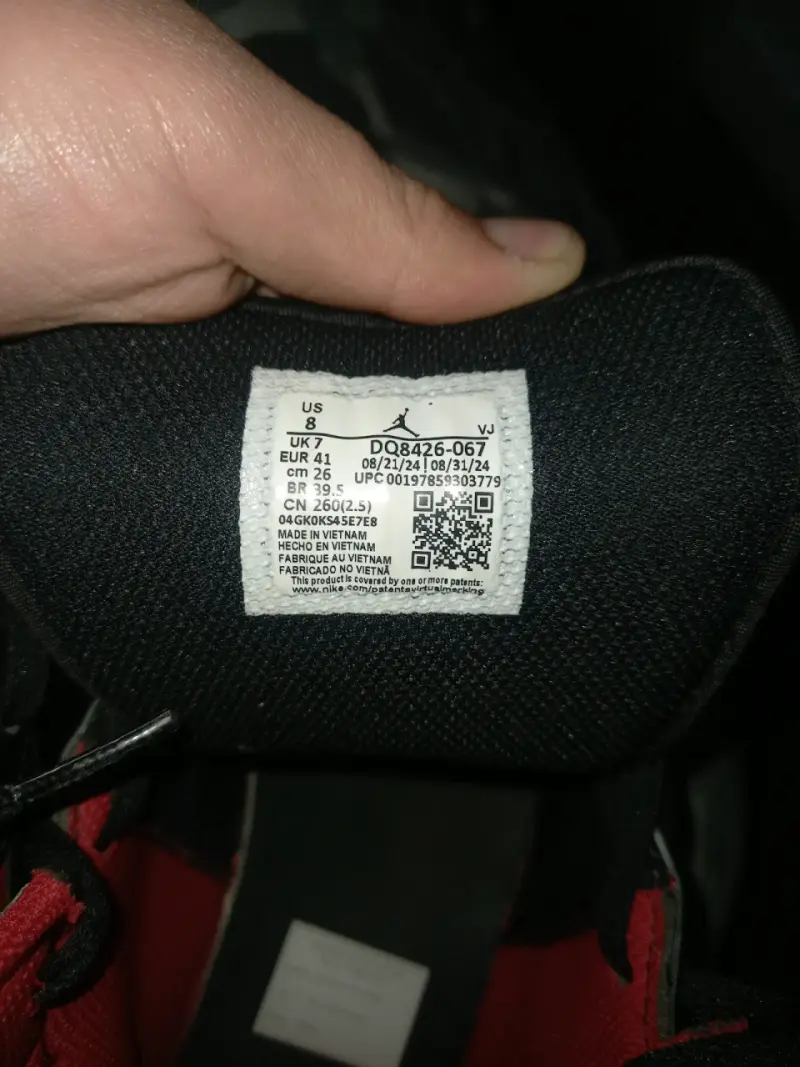Zapatillas deportivas negras y rojas para hombre - 5