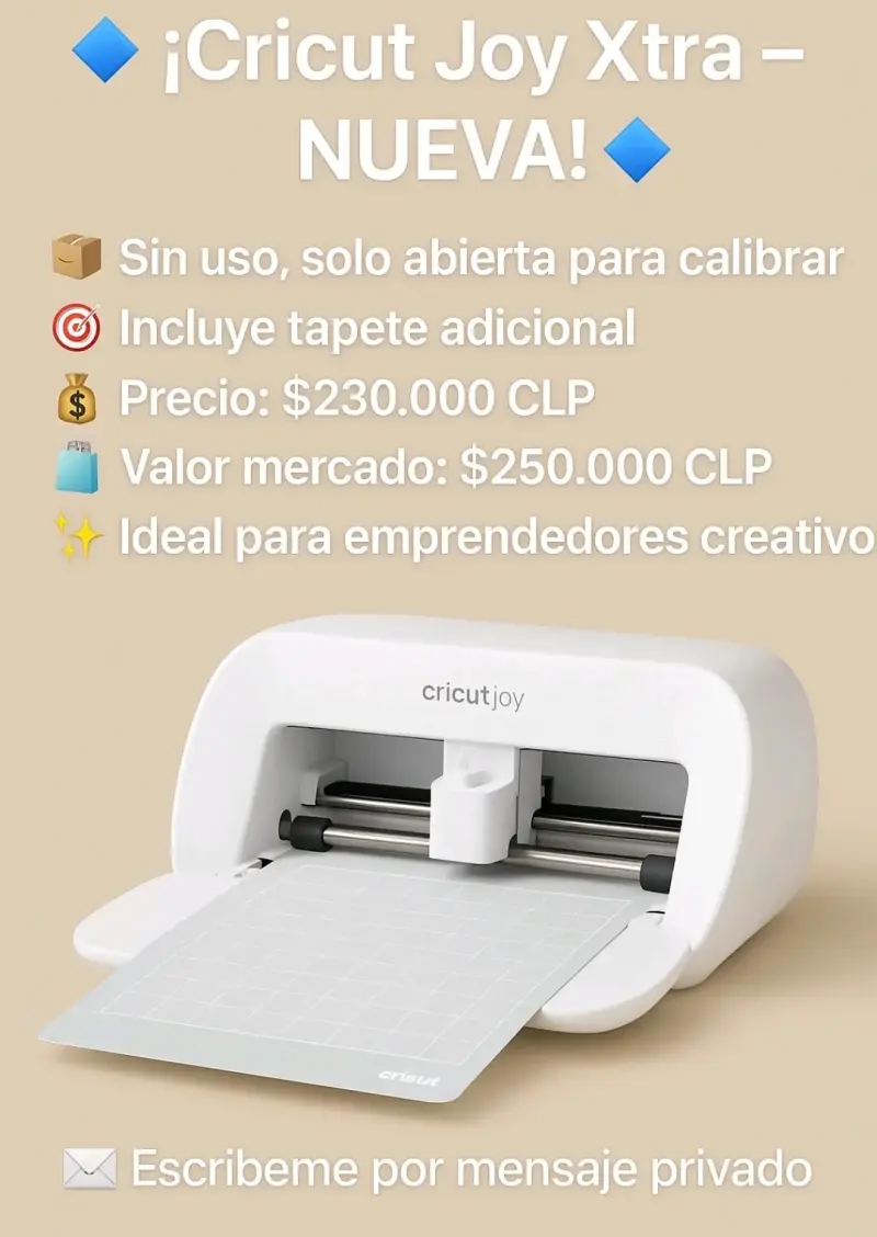 Cricut Joy Xtra Nueva con Tapete Adicional - 1
