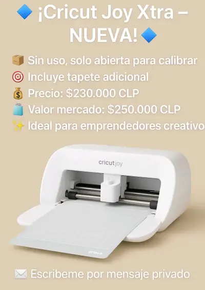 Cricut Joy Xtra Nueva con Tapete Adicional - miniatura 1