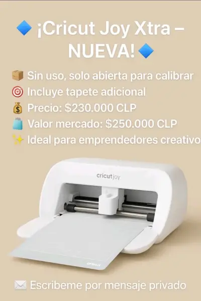Cricut Joy Xtra Nueva con Tapete Adicional - miniatura 2