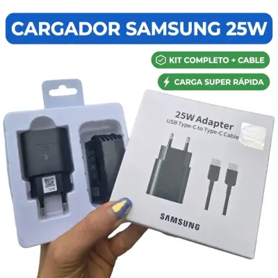 Cargador Samsung 25W con Cable USB-C - miniatura 2