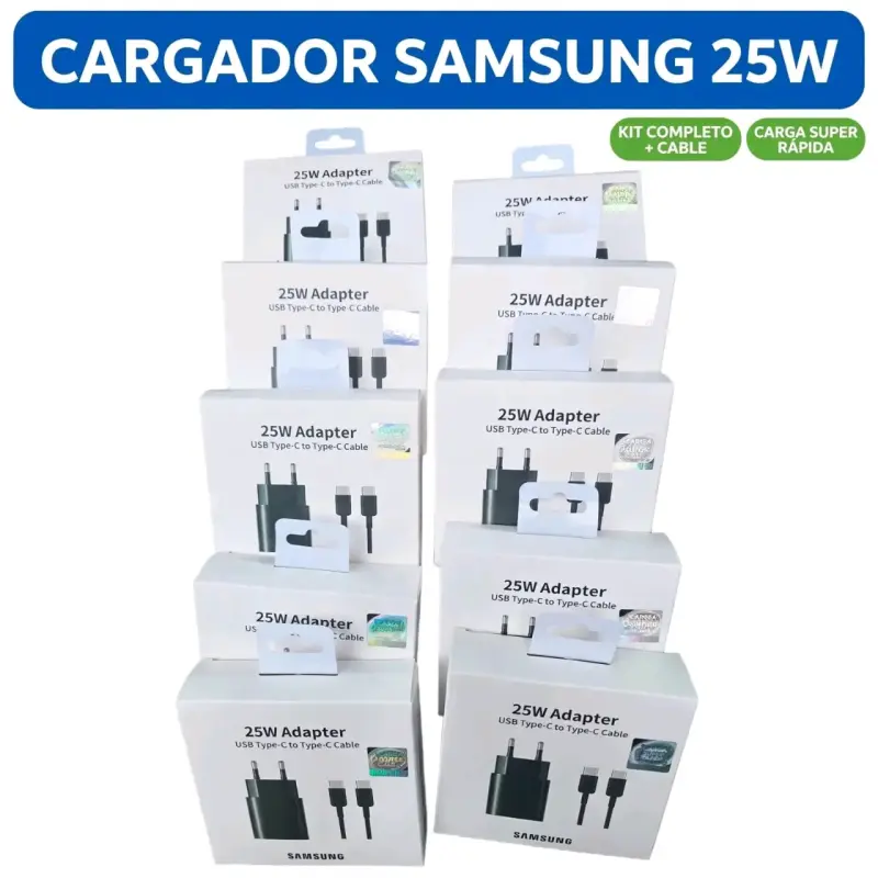 Cargador Samsung 25W con Cable USB-C - 4