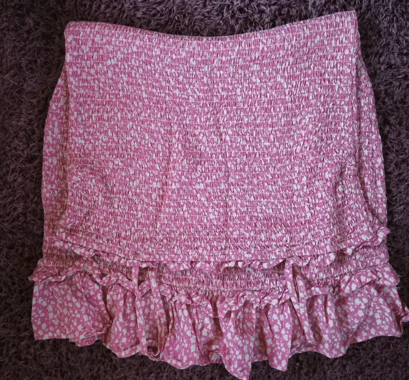 Vestido rosa con volantes Fashion Spark - 4