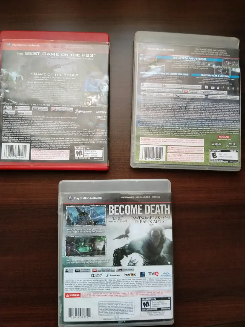 Lote de juegos PS3 - 2