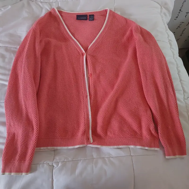 Cardigan rosado