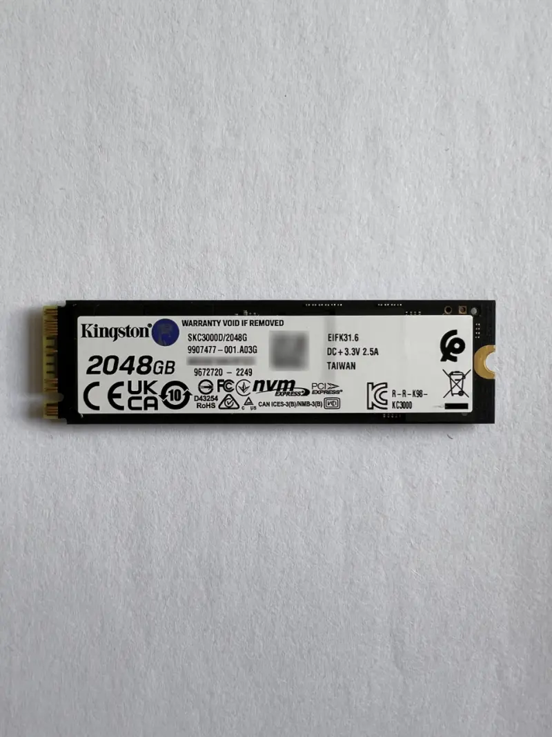 SSD Kingston KC3000 2TB - 2
