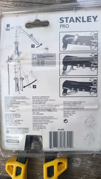 Remachadora Pro Stanley NUEVA STHT69800 - miniatura 4