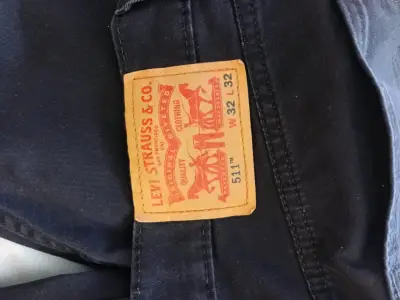 Jeans Levi's 511 Slim Fit Hombre Negro Talla 32 - miniatura 1