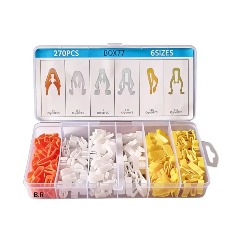 Set de 270 clips de fijación para automóviles