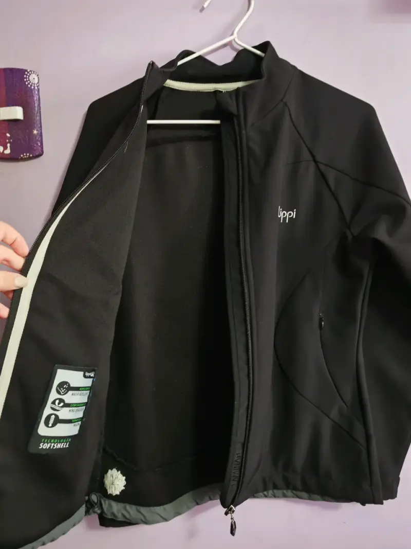 Chaqueta Softshell Negra para Mujer Lippi - 2