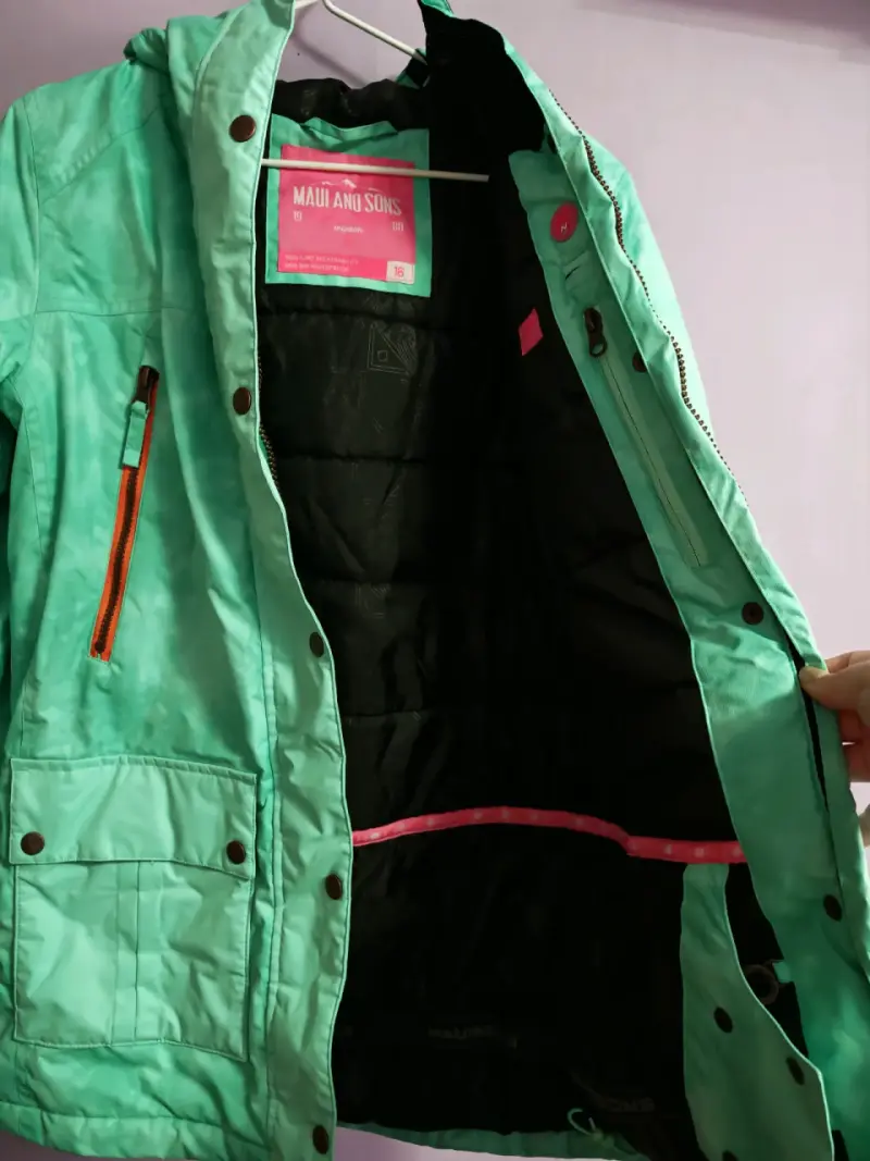 Chaqueta verde impermeable Maui And Sons para mujer - 2