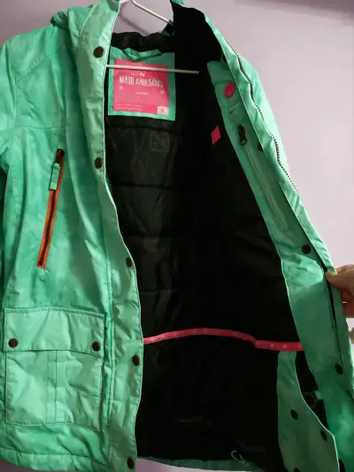 Chaqueta verde impermeable Maui And Sons para mujer - miniatura 2