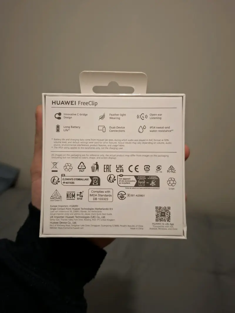 Auriculares Huawei FreeClip - 2