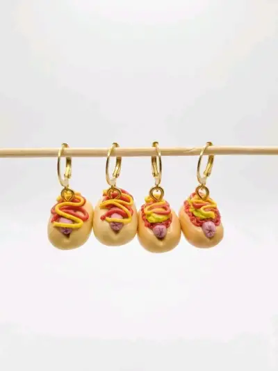 Aros de fantasía con diseño de completos - miniatura 2