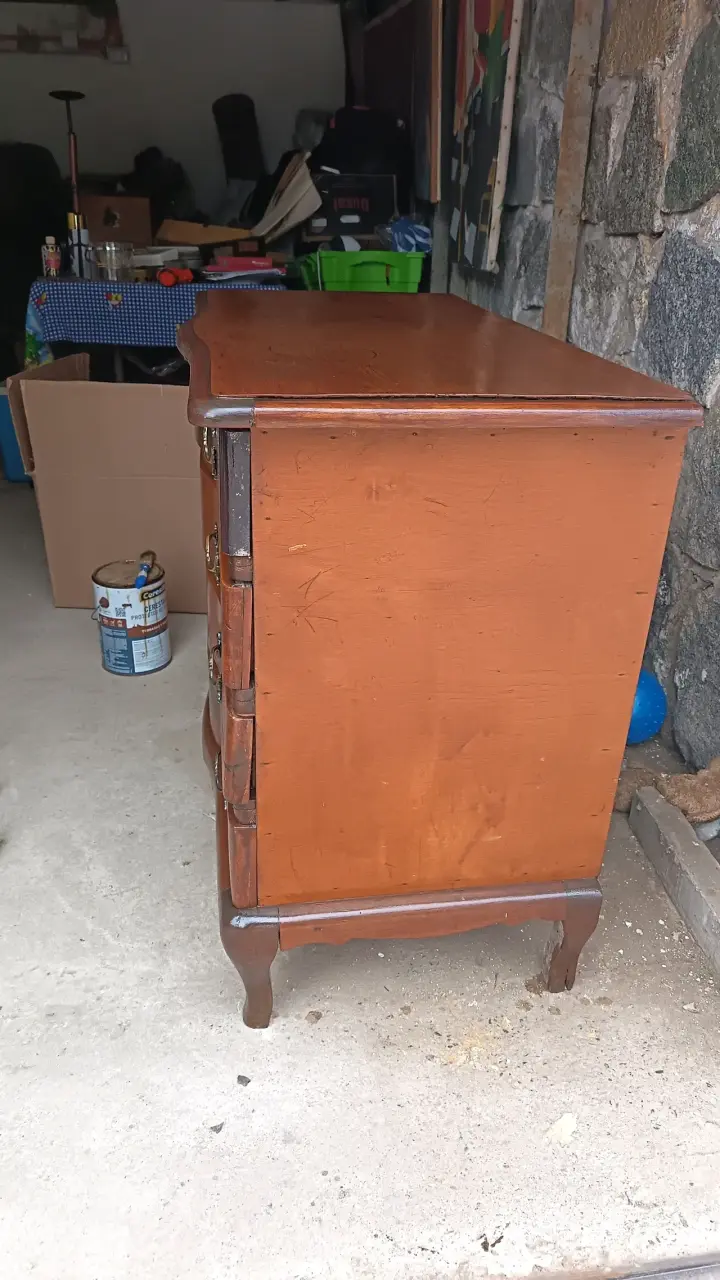 Cómoda de Madera con Cajones Curvos - 6