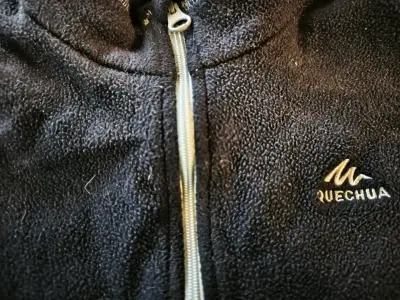 Polar azul Quechua con cierre - miniatura 1