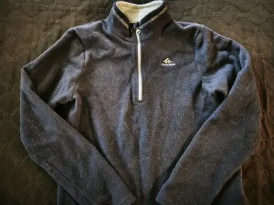 Polar azul Quechua con cierre - miniatura 2