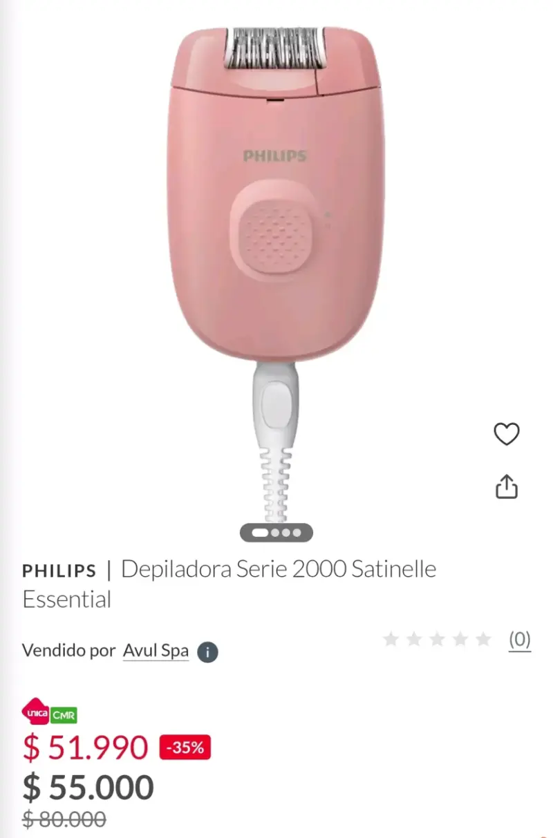 Depiladora Philips Serie 2000 - 2