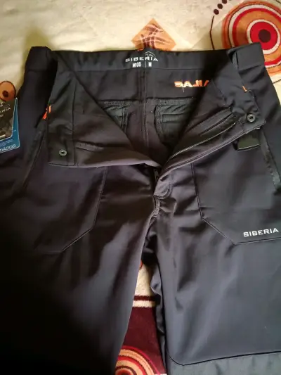 Pantalones de montaña Siberia M100 negros - miniatura 1