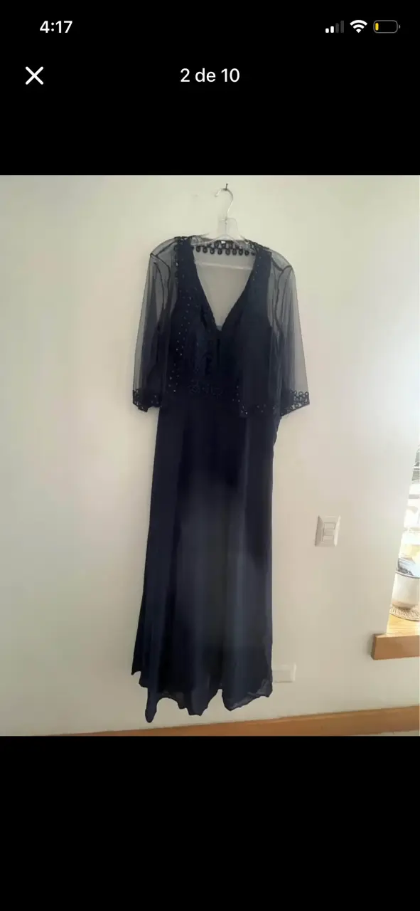Vestido de noche, zapatos y cartera - 2