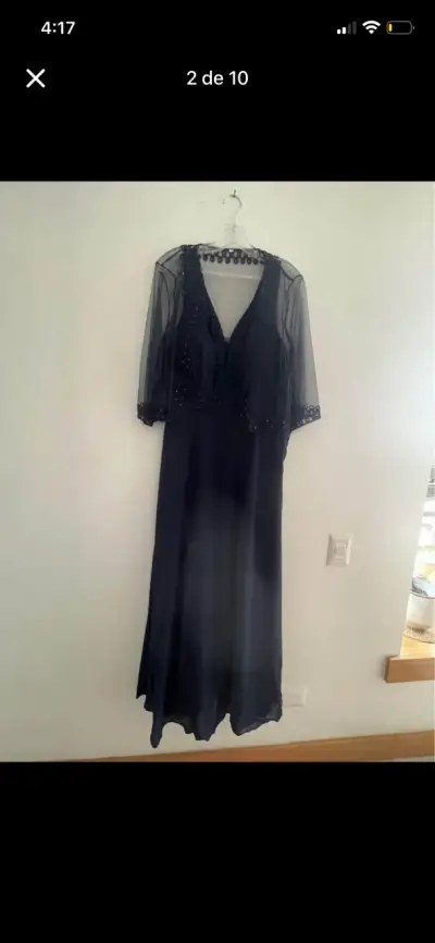 Vestido de noche, zapatos y cartera - miniatura 2
